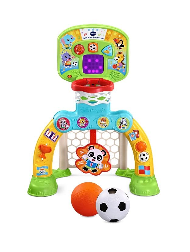 VTech Count and Win Sports Center Toddler Basketball and Soccer Smart Toy