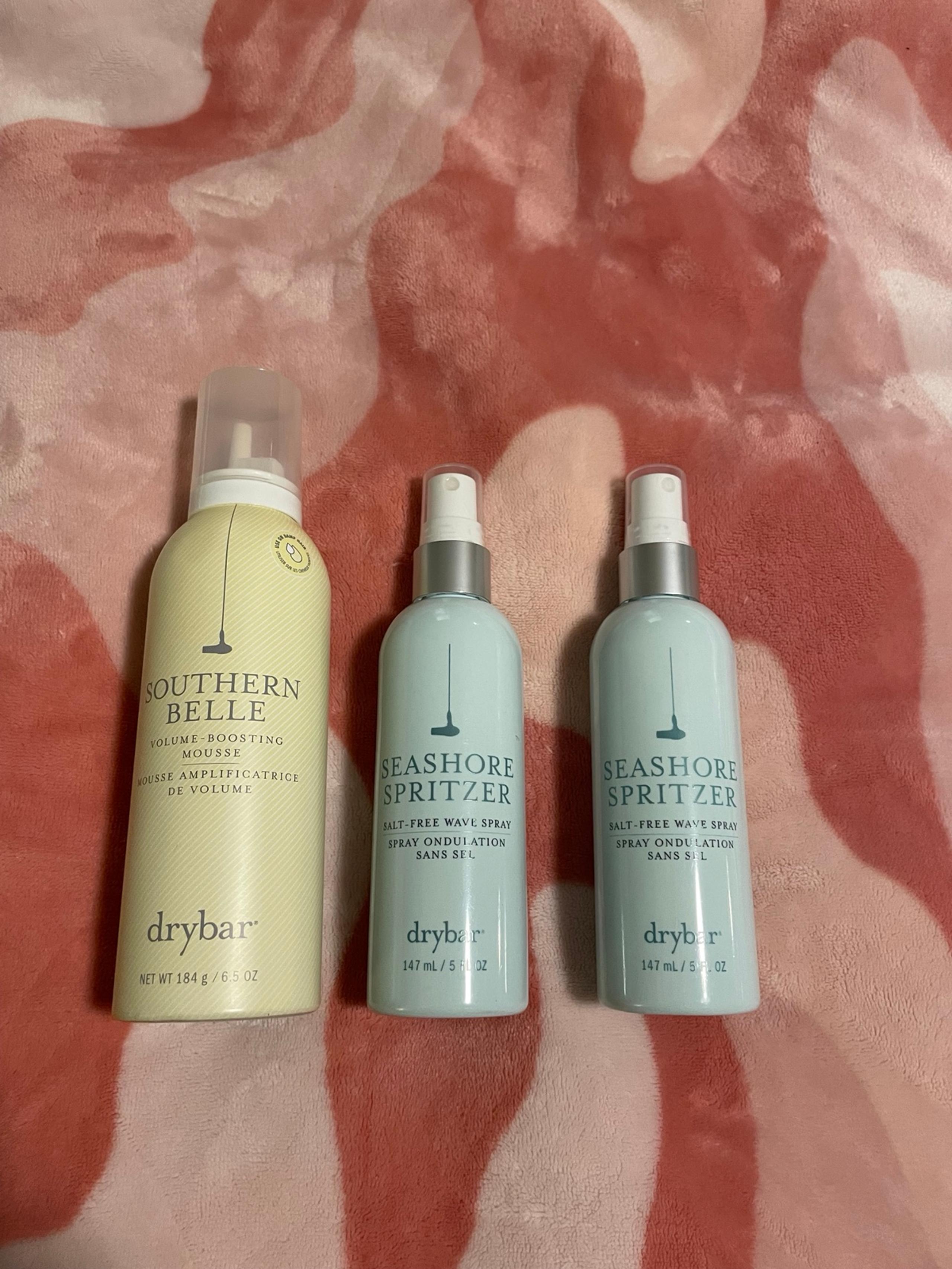 New Drybar Seashore Spritzer Salt-Free Wave Spray & Southern Belle Mousse Bundle