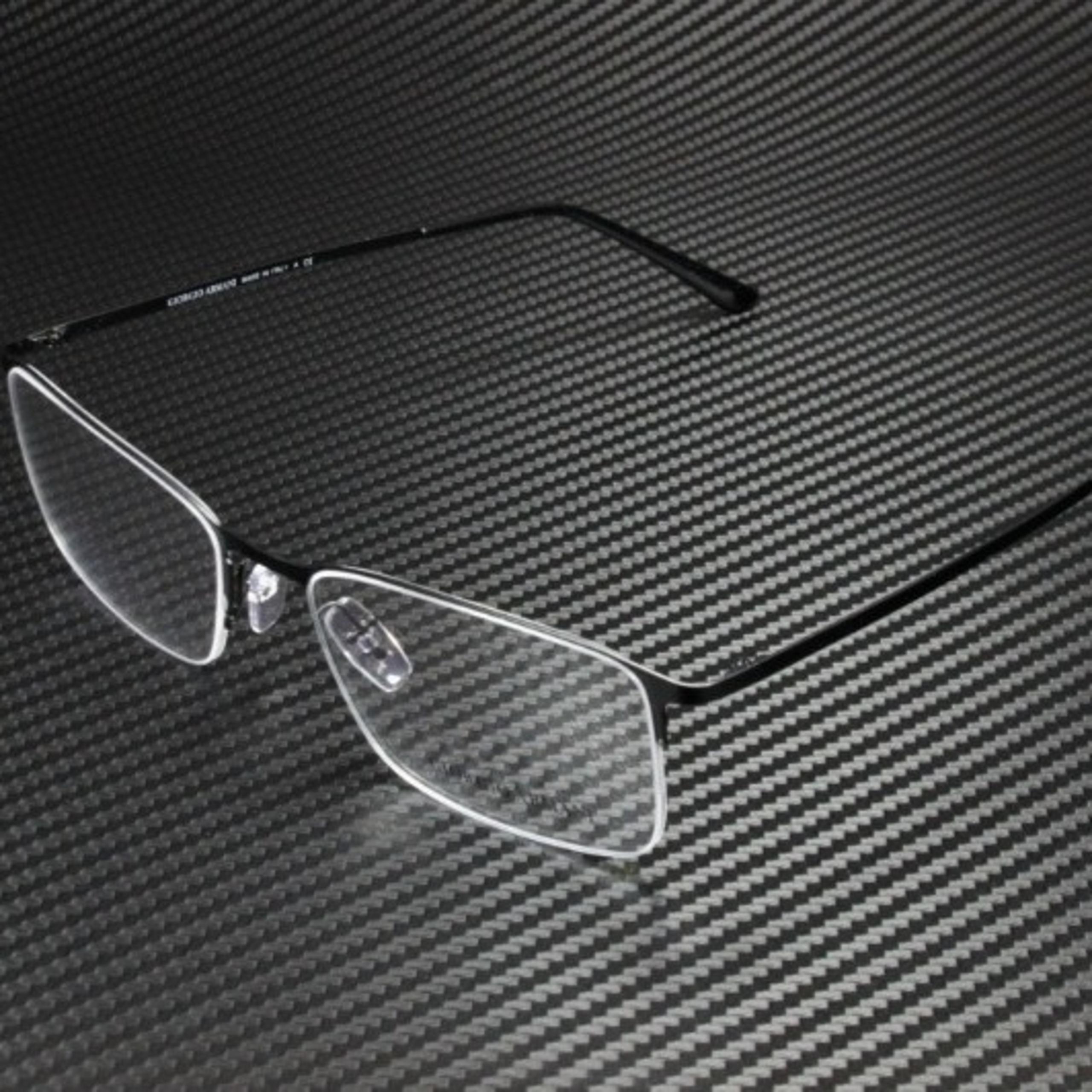Giorgio Armani Men's Matte Black 54mm Eyeglasses!