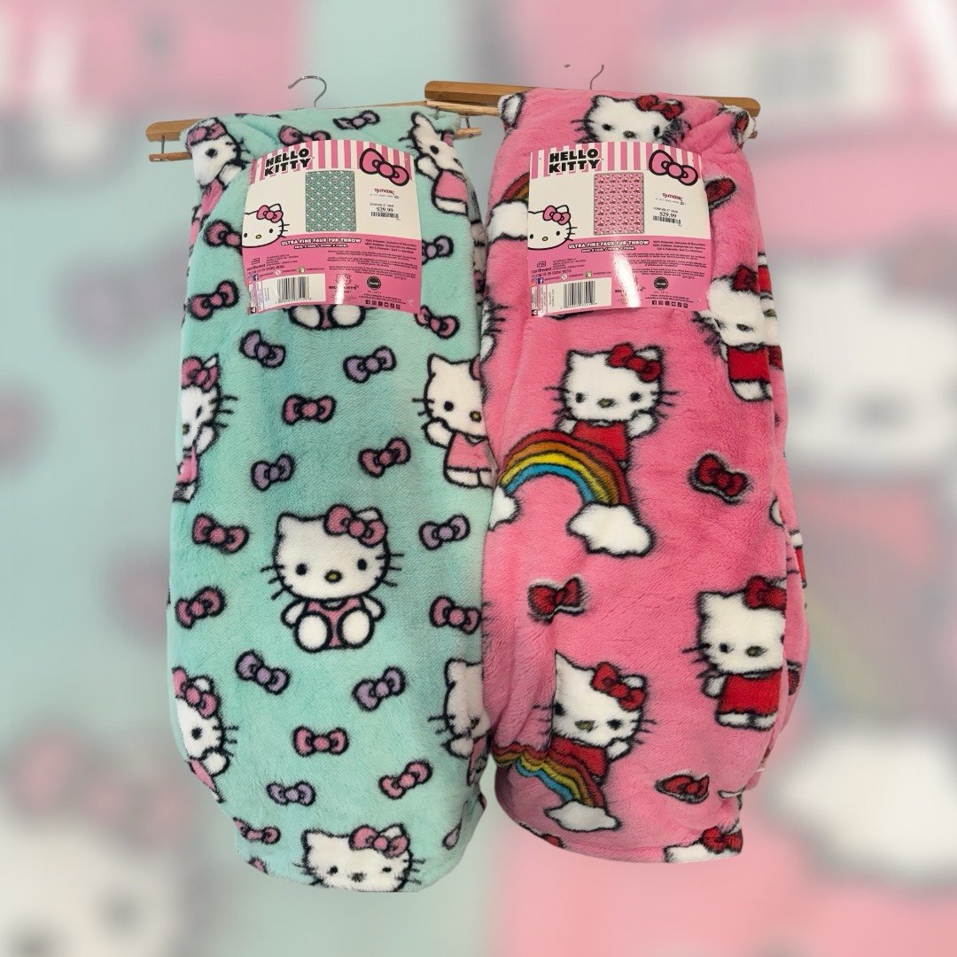 Hello Kitty throw blanket