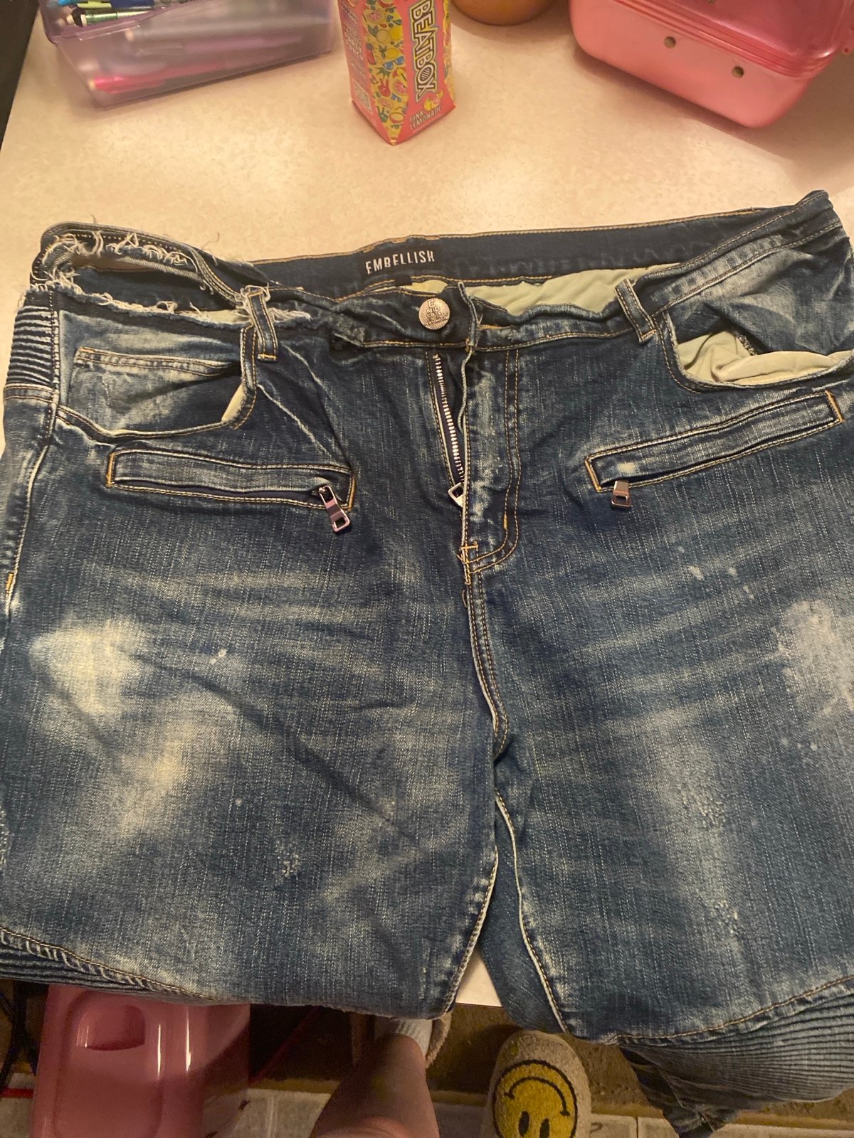 EMBELLISH men’s bootcut jeans
