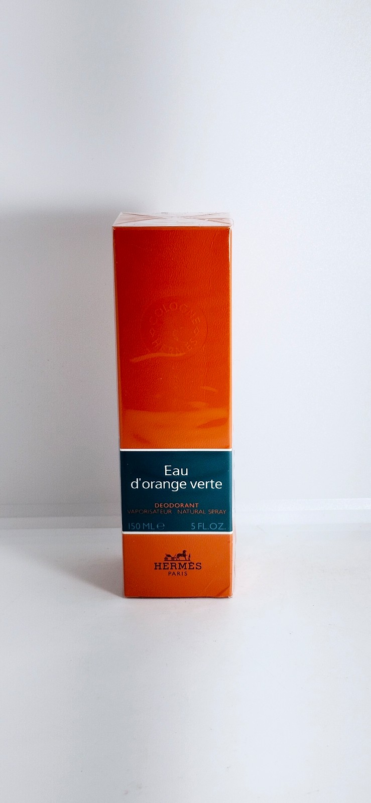 DEODORANT-EAU D'ORANGE VERTE HERMES-UNISEX-SPRAY-5.0 OZ-150 ML-AUTHENTIC-FRANCE