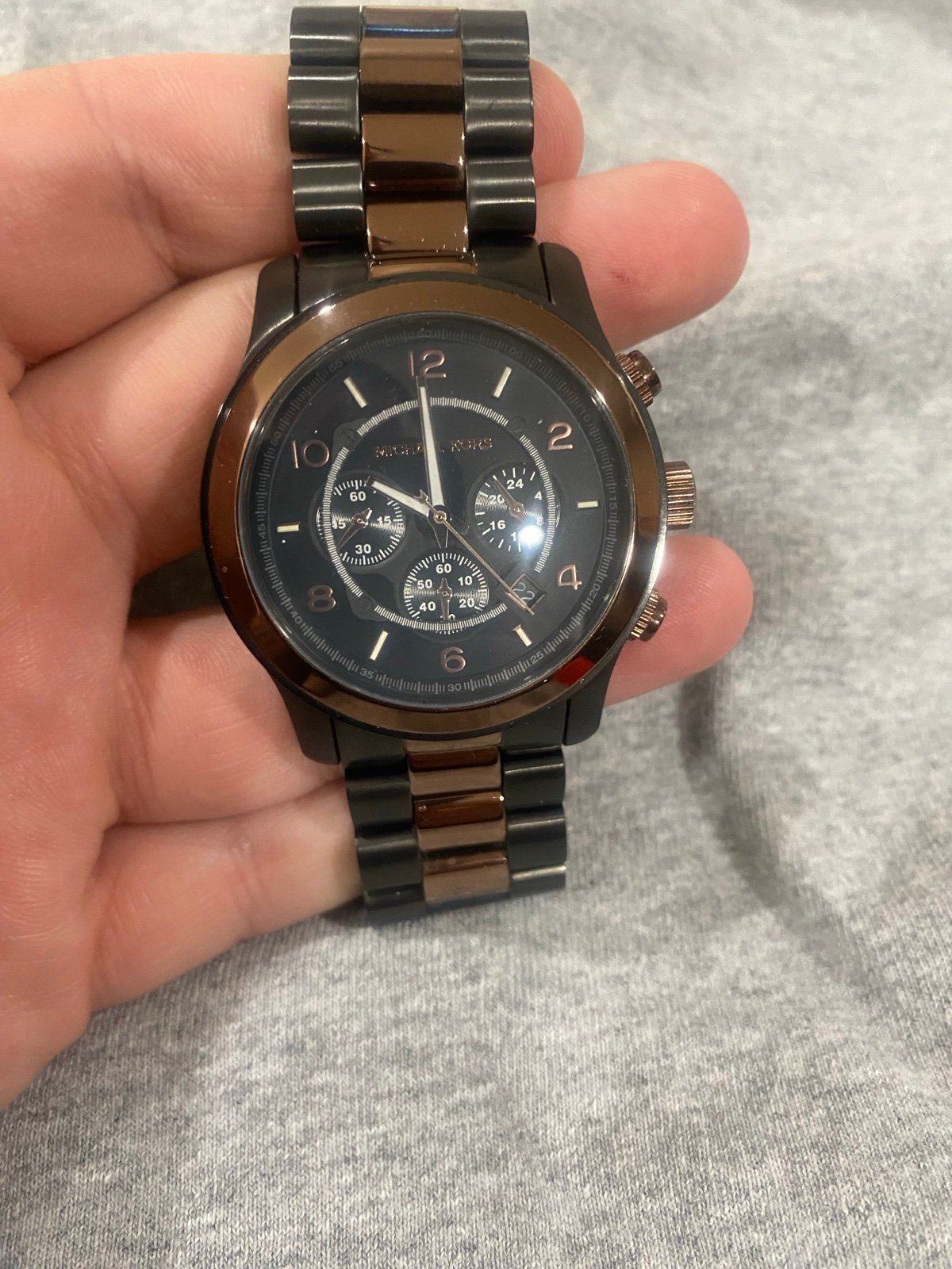 Michael Kors Runaway Two Tone 45mm watch