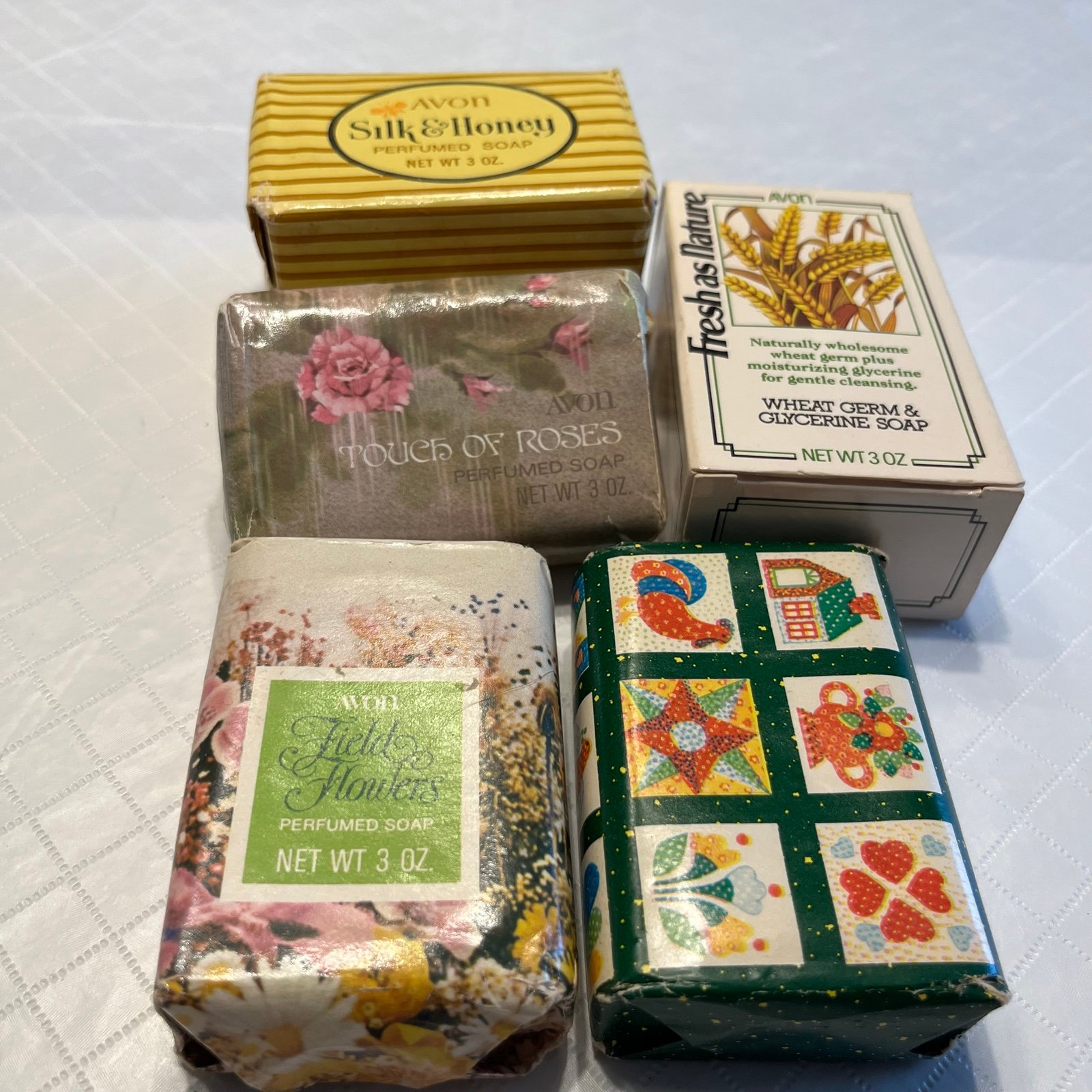 Vintage Avon bundle of (6) soaps (see description )