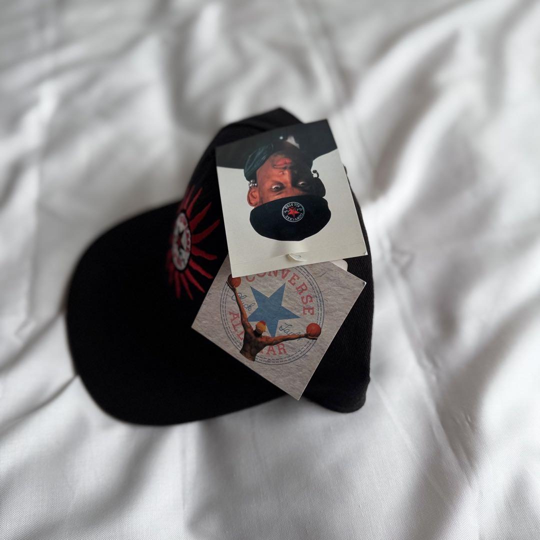 90s Dead Stock Converse Dennis Rodman Collaboration Vintage Cap