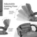 14-Position Floor Chair Lazy Sofa Ergonomic w/Adjustable Headrest Waist