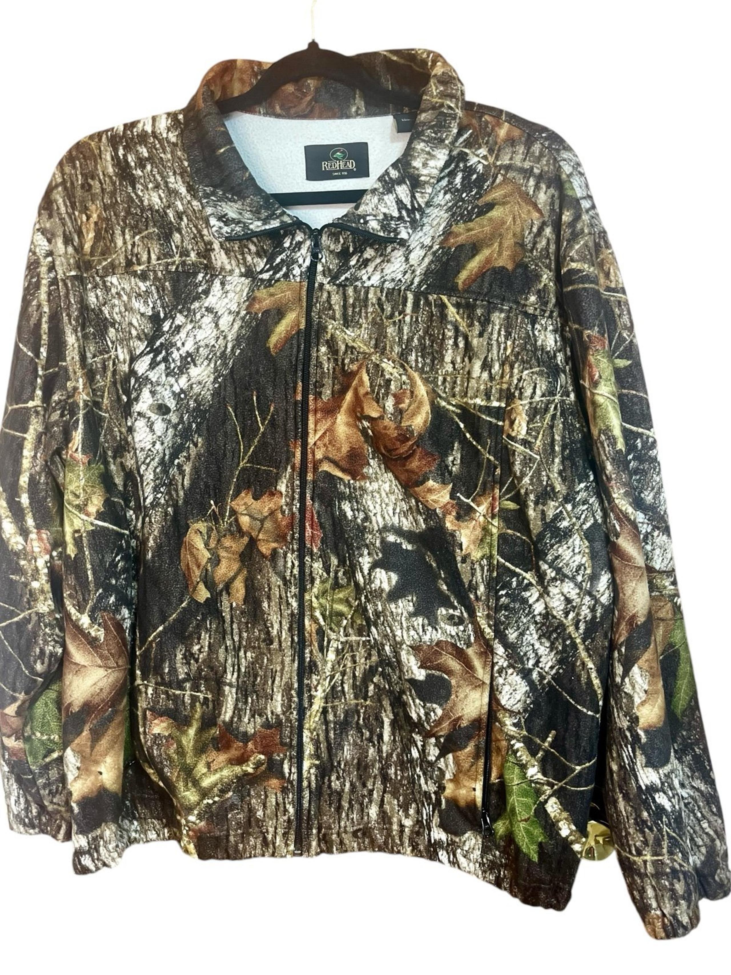 REDHEAD Men's Fleece Lined Full Zip Camo Jacket Size 3XL