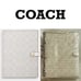 NEW Coach Signature Coated Canvas Chalk/Glacier White Notebook Journal Planner