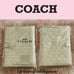 NEW Coach Signature Coated Canvas Chalk/Glacier White Notebook Journal Planner