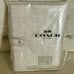 NEW Coach Signature Coated Canvas Chalk/Glacier White Notebook Journal Planner