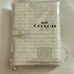 NEW Coach Signature Coated Canvas Chalk/Glacier White Notebook Journal Planner