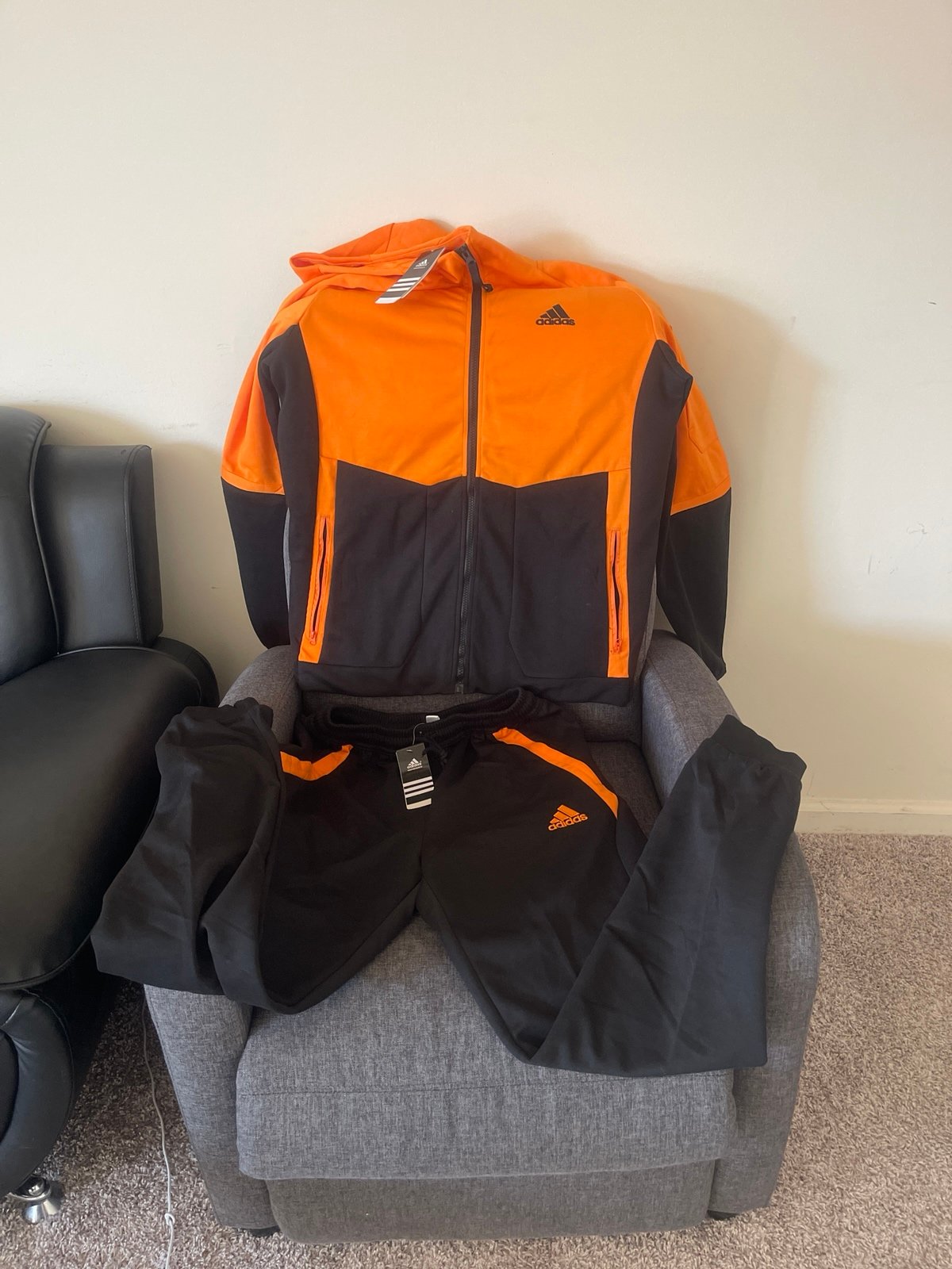 Adidas tracksuit size L