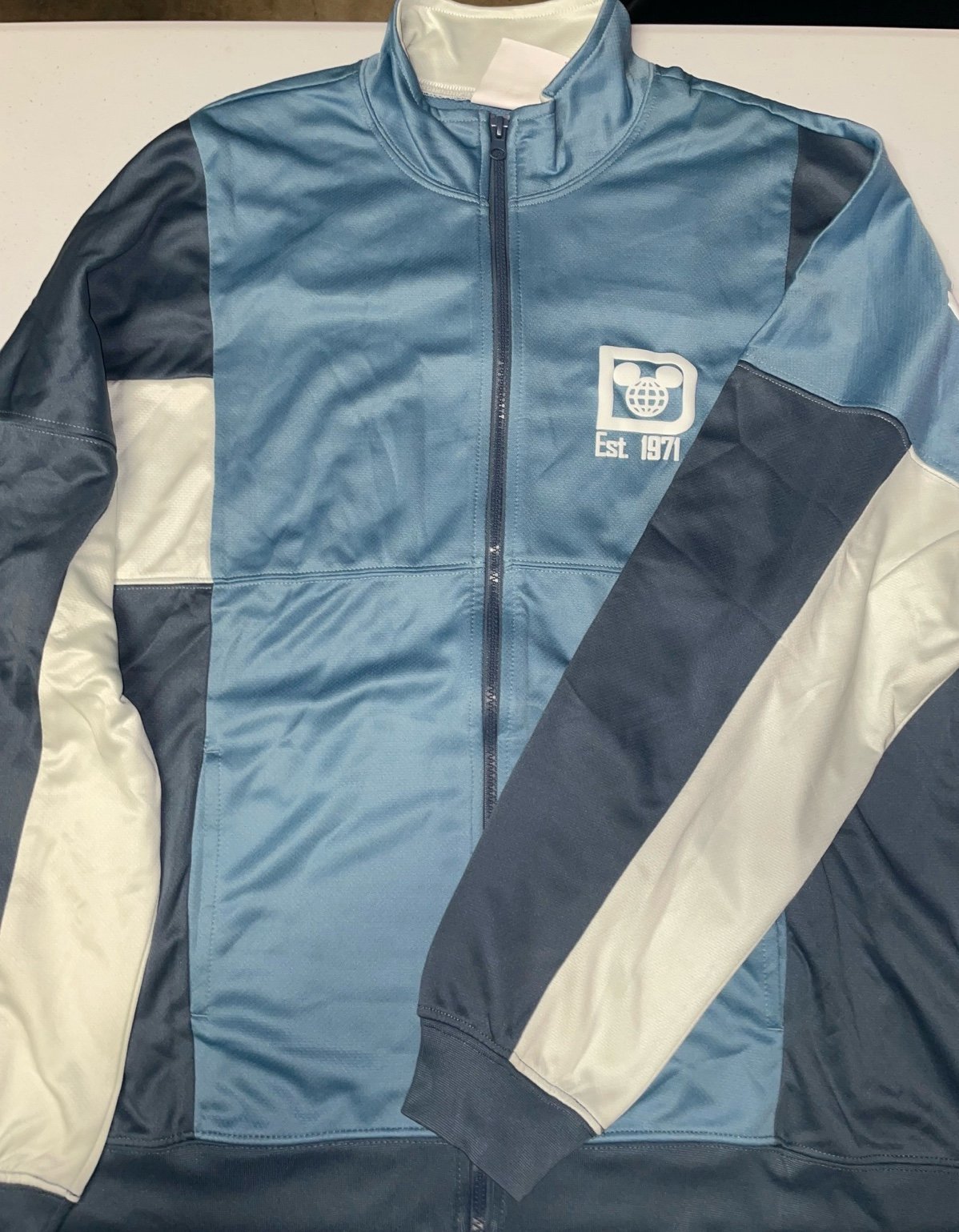 Walt Disney Spirit Jersey: (L/Large) Blue Jacket/Sweater
