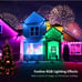 50FT Outdoor Smart RGB Eave Light with APP/Remote Control, IP67 Waterproof