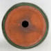 VTG 1970's 6 H x 8 DIA Eschbach Marble Green Glazed Clay Planter Made in Germany