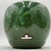 VTG 1970's 6 H x 8 DIA Eschbach Marble Green Glazed Clay Planter Made in Germany