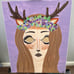 Lady Deer painting