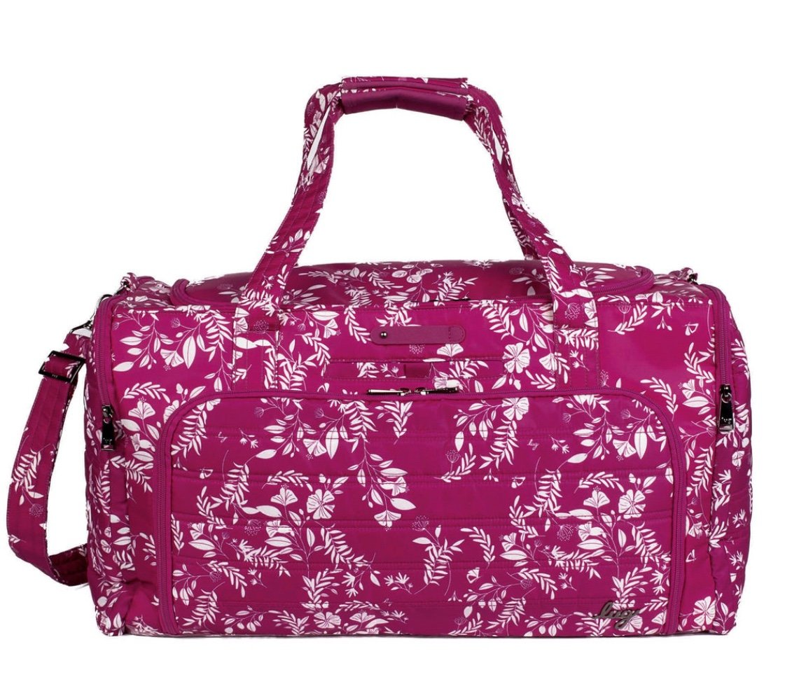 Lug Trolley Duffel Bag Flourish Berry NWT