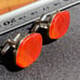 Orange Carnelian Silver Cufflinks Cufflinks Cufflinks