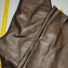 Sharon Young sz. 10 bronze Leather Pants