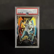 Trevor Lawrence Rookie RC PSA 10 2021 Select Black Gold Die Cut Prizm Jaguars