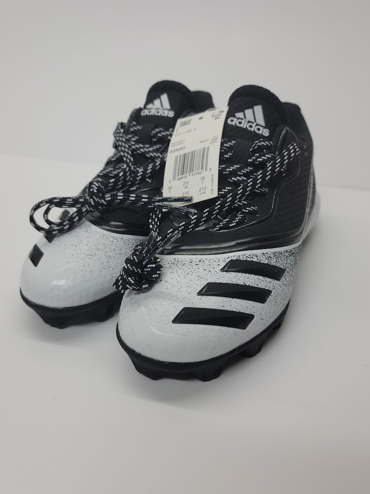 Adidas Kids Black And White Icon V cleats