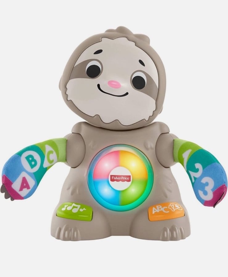 Fisher-Price Linkimals Smooth Moves Sloth English Edition, Interactive Toy.