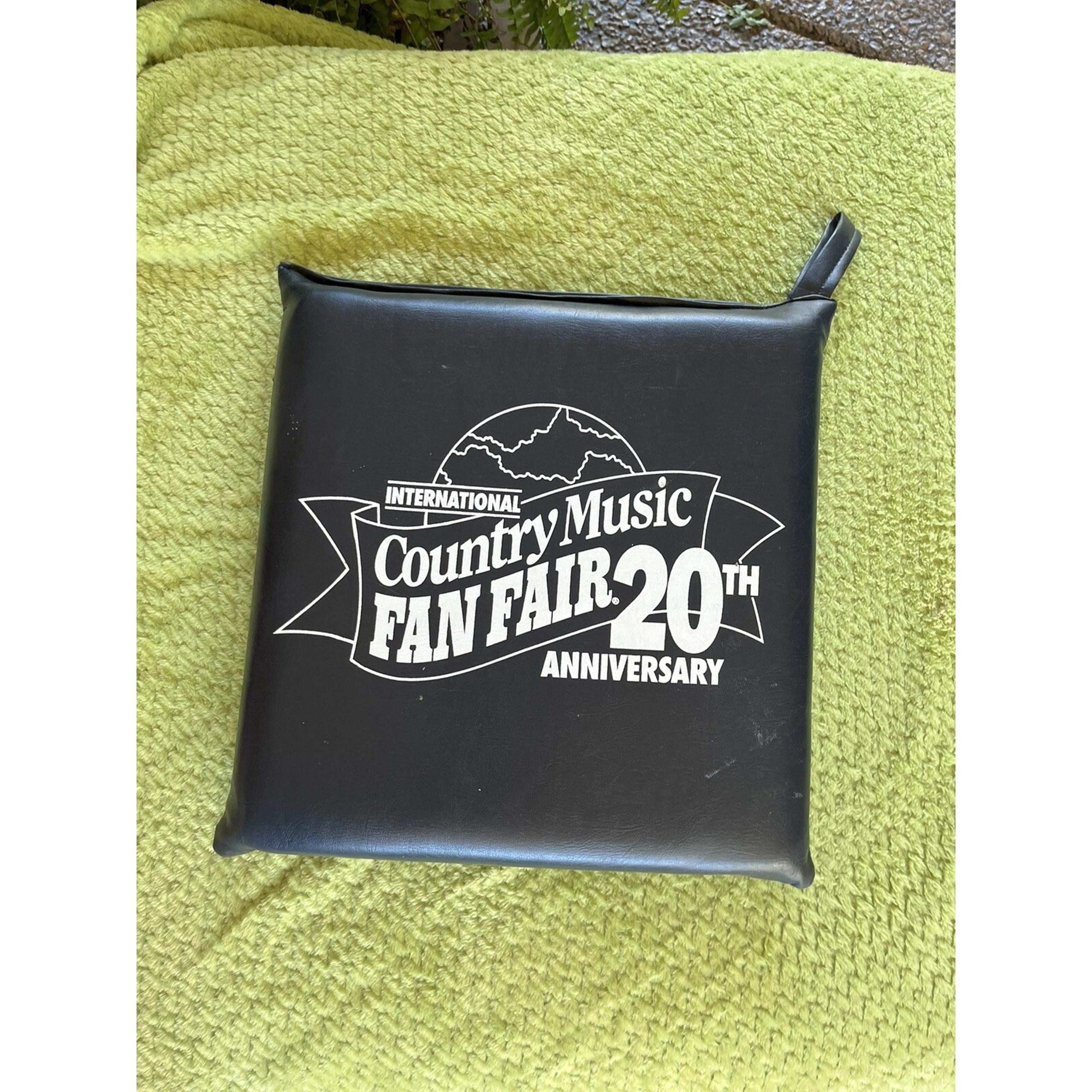 Vintage International Country Music Fan Fair 20th Anniversary Seat Cushion