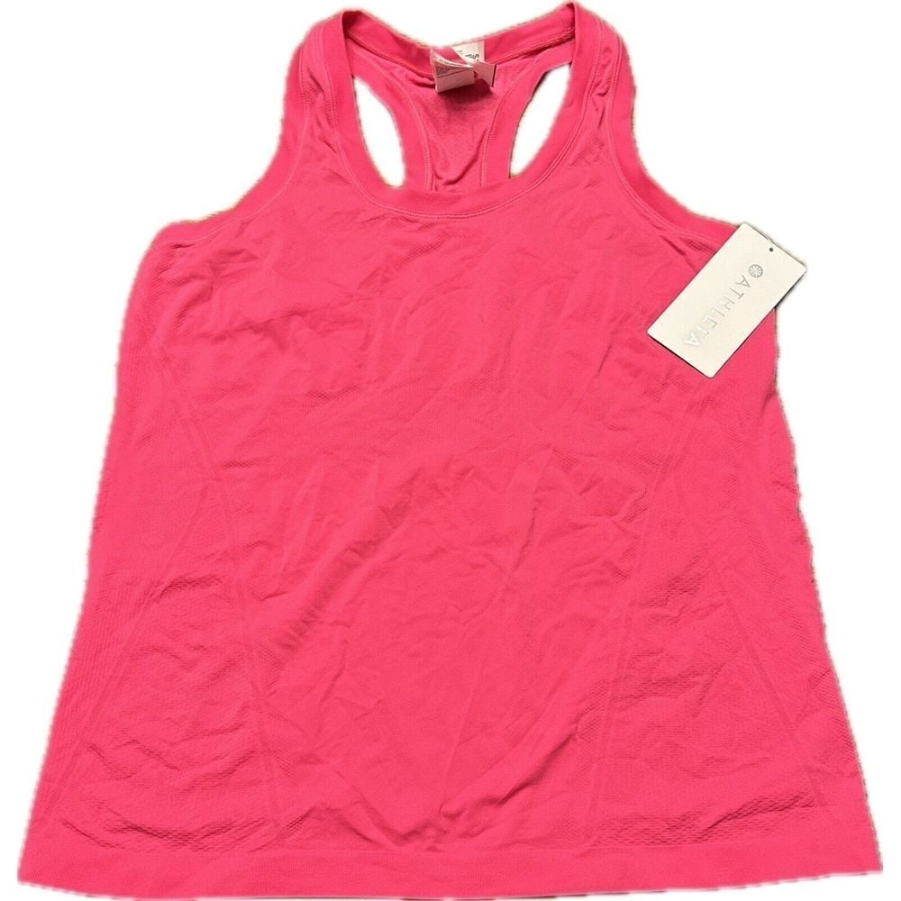 Athleta Women's Momentum Seamless Tank Top Shirt XL Hot Pink