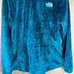 The North Face Osito Plush Fleece Fuzzy Full Zip Womens Green Teal Jacket Small