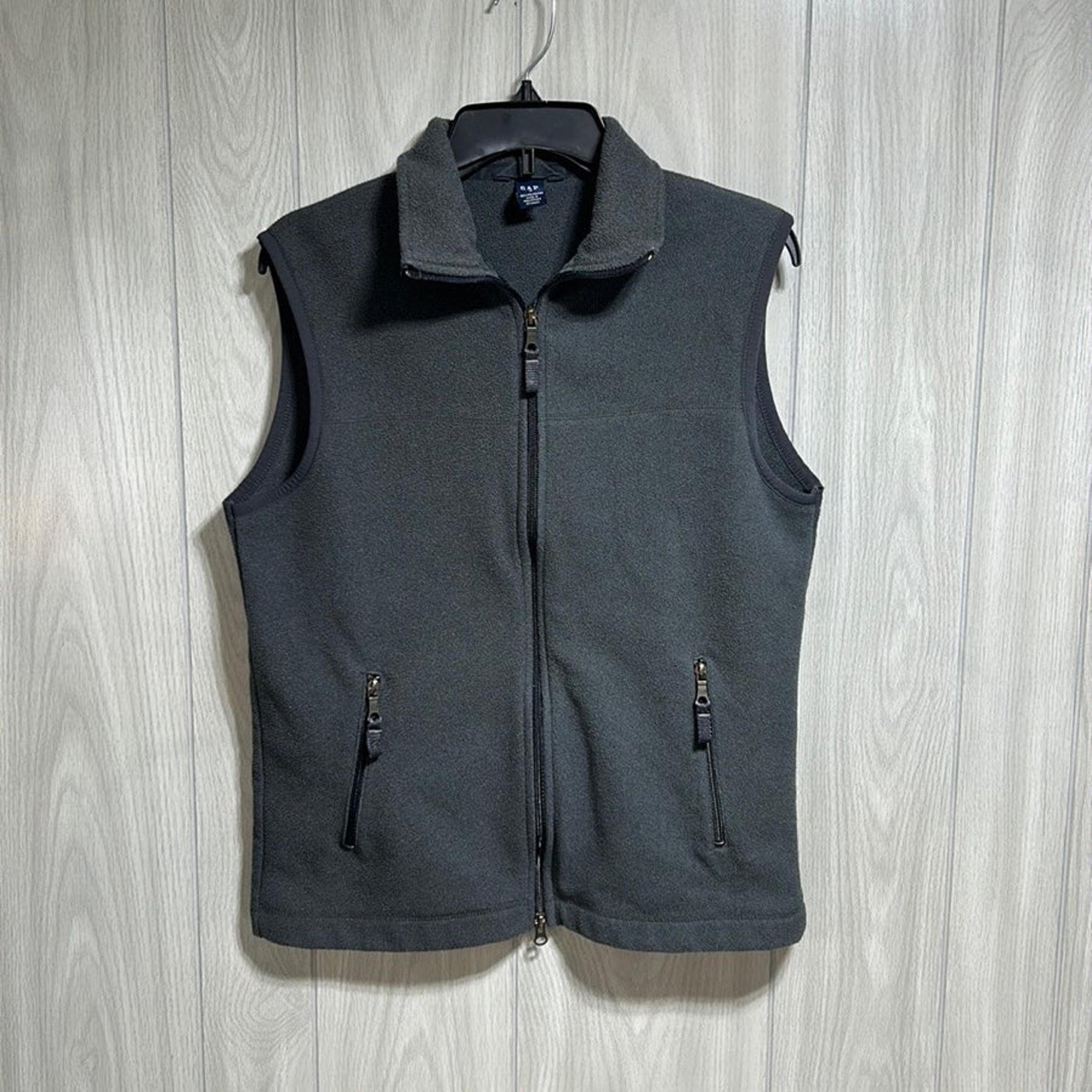 Gap men’s  gray zippered vest size small