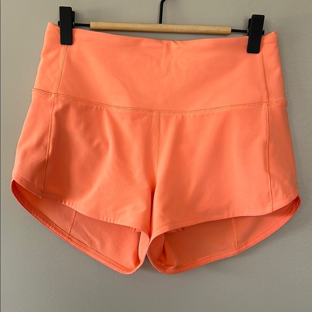 Speed Up High Rise Short 2.5 Size 4 Sunny Coral