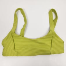 L*Space Jess Bikini Top in Apple Green/Yellow Size Small NWT