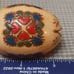 Set of 4 Hand Painted Polish Pisanki Pyrographic Wood Eggs