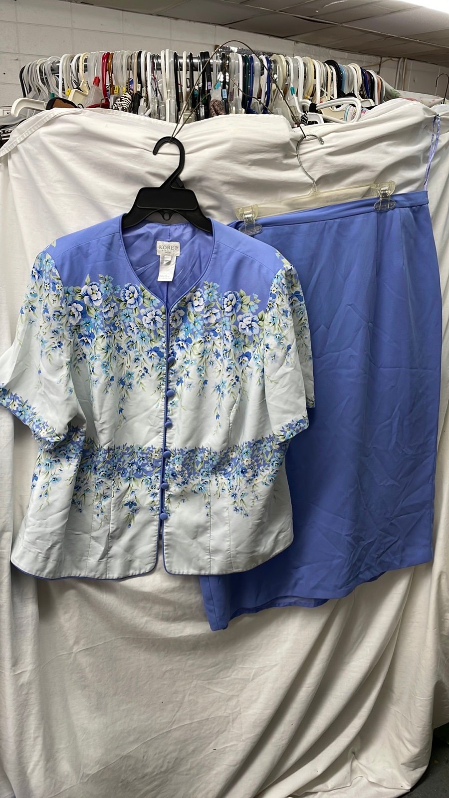 Koret dress woman fully lined 2 piece skirt suit ladies sz 20w