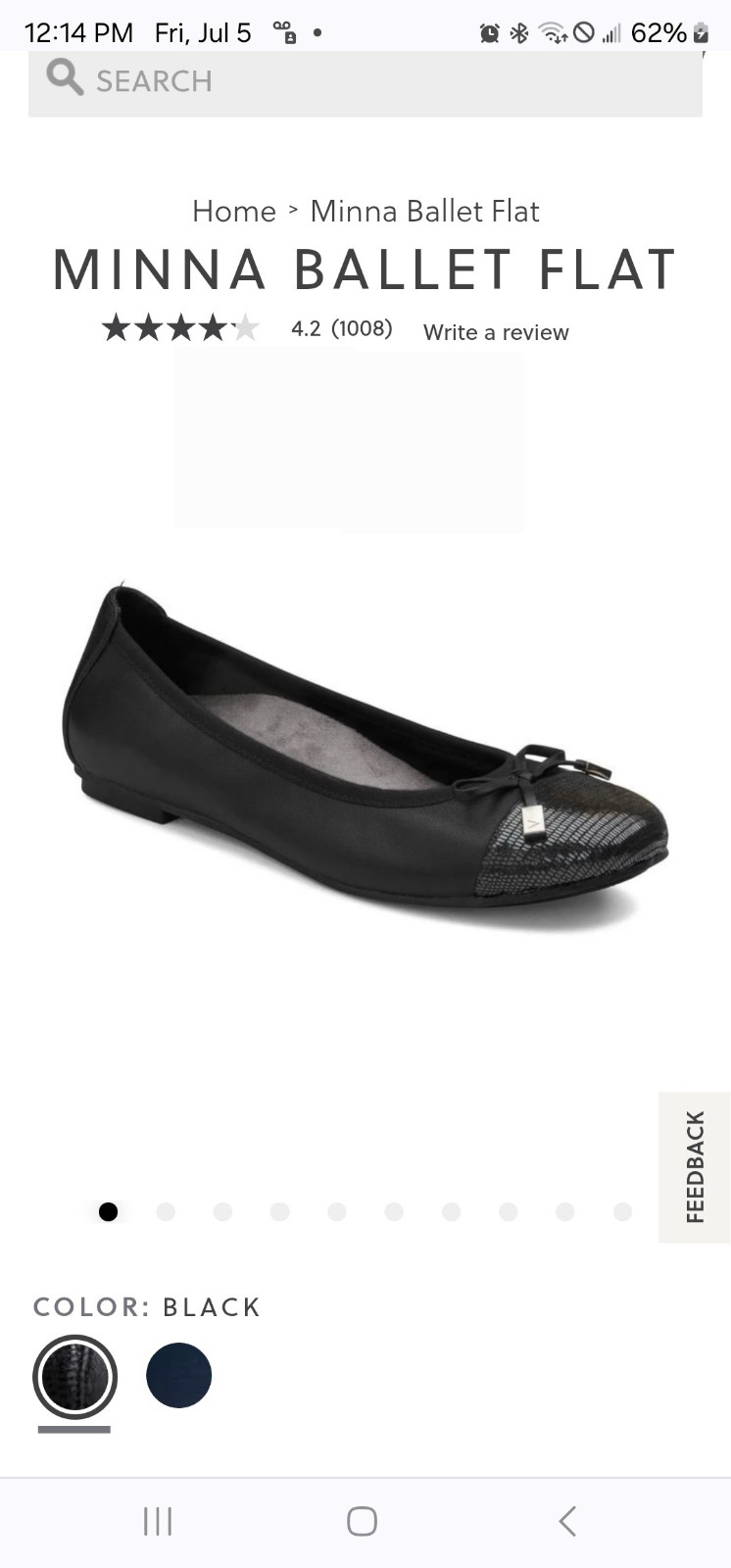vionic ballet flats size 5