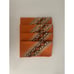 1970s Woven Crewel Linen Napkins Set of 4