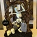 Bath & Body Works 2024 Halloween DANCING SKELETON 3-Wick Candle Holder Glow Dark