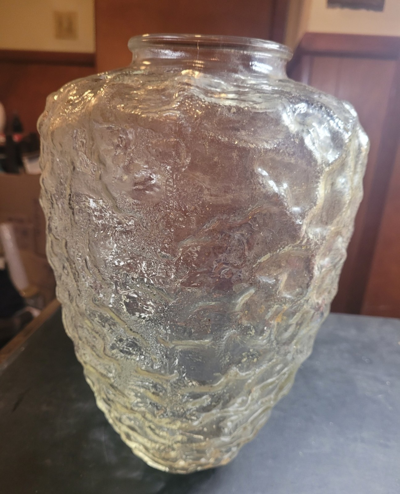 Large vintage Strawberry Style Vase