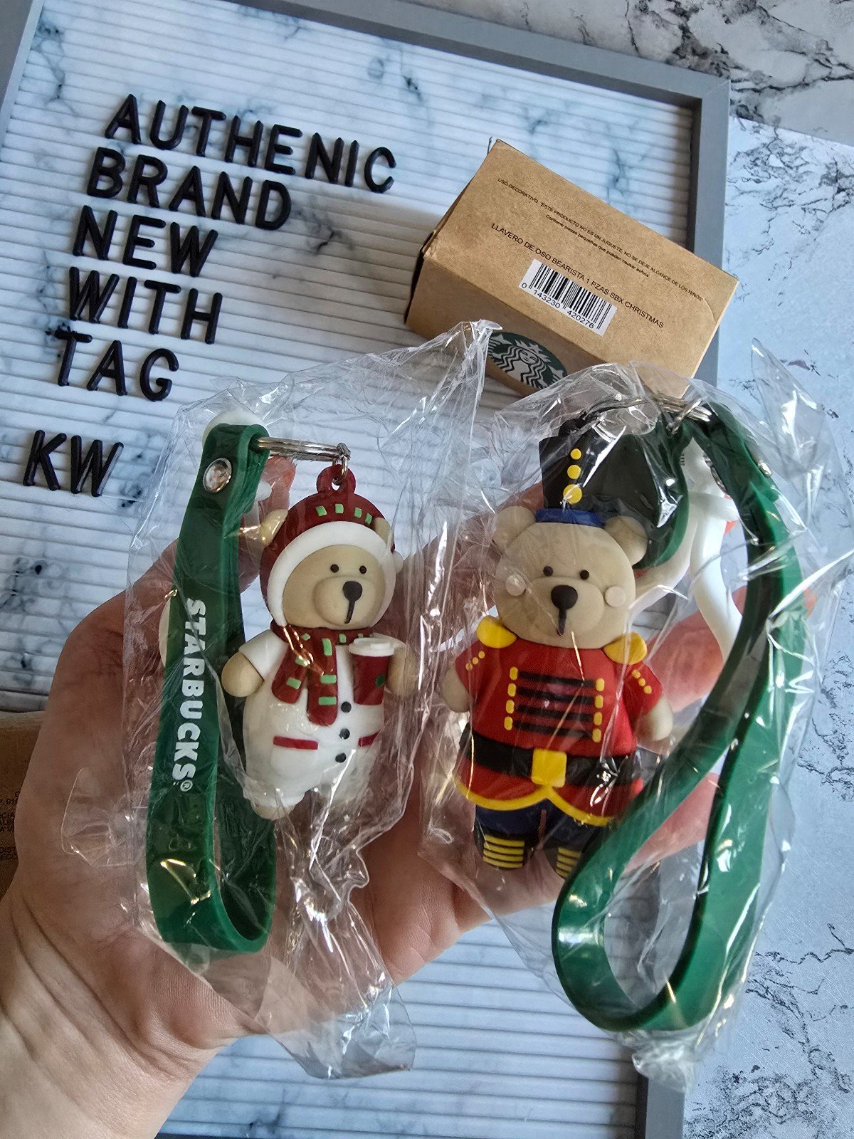 【韓国スタバ】23冬①★Holiday Party Butler bearista keychain STARBUCKS Korea 2023 Christmas MD Holiday Party Butler