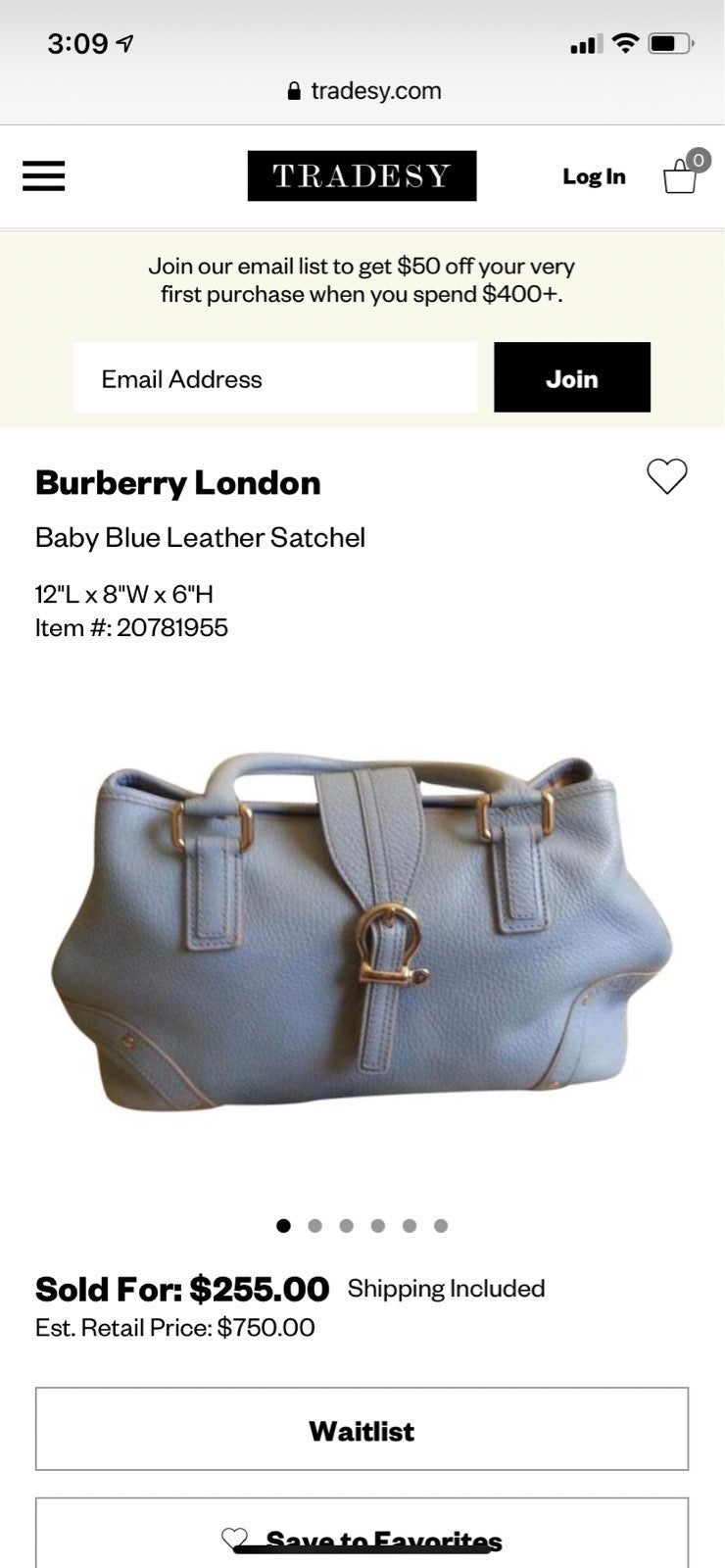 Burberry London satchel