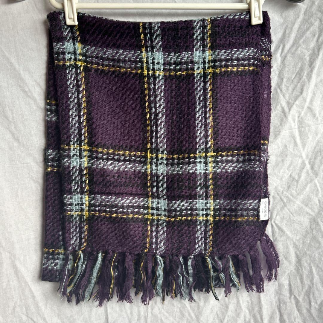 【Excellent Condition】 Renown Purple Scarf
