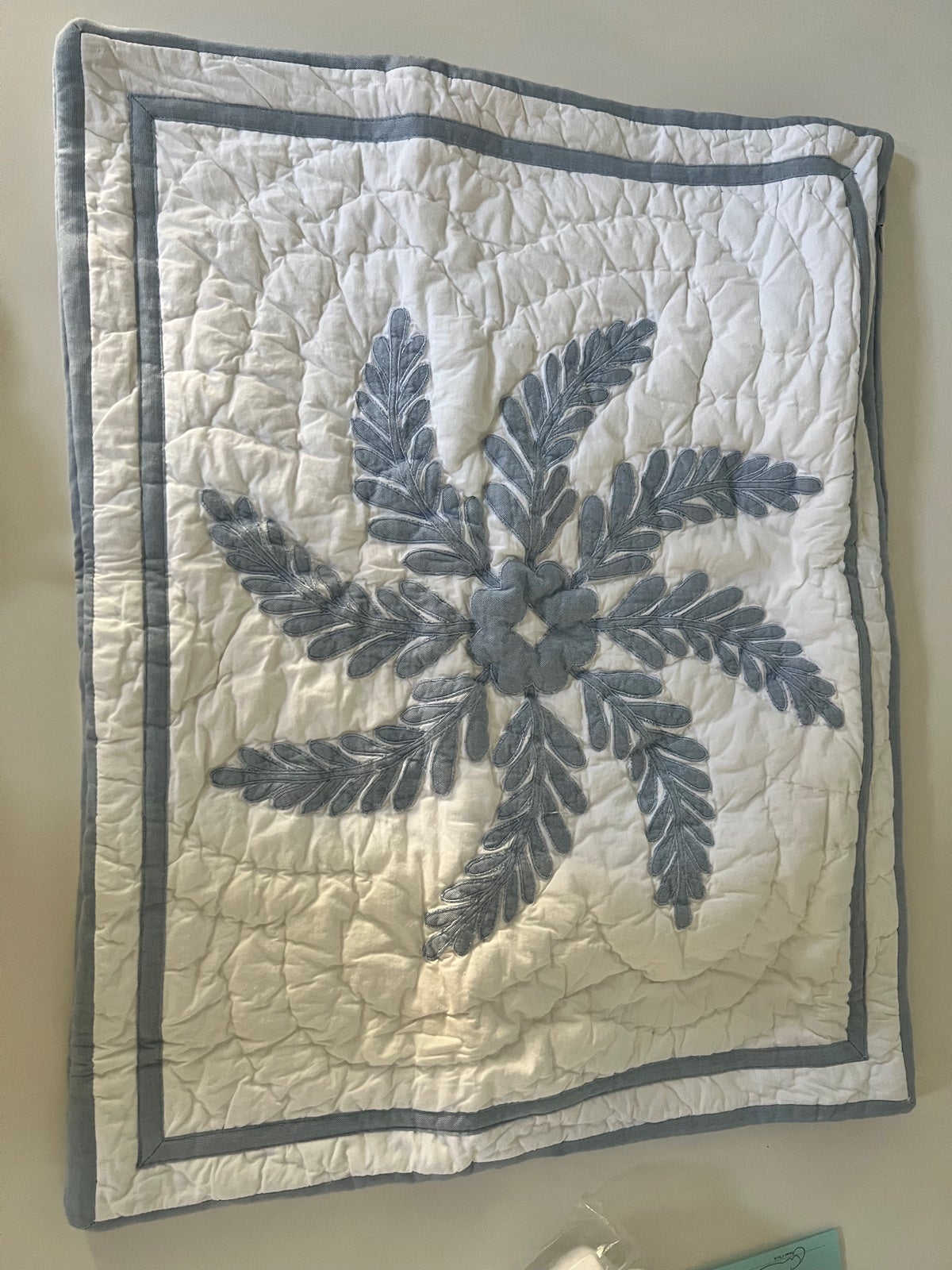 Serena & Lily Elmwood Quilt-Standard Sham Chambray