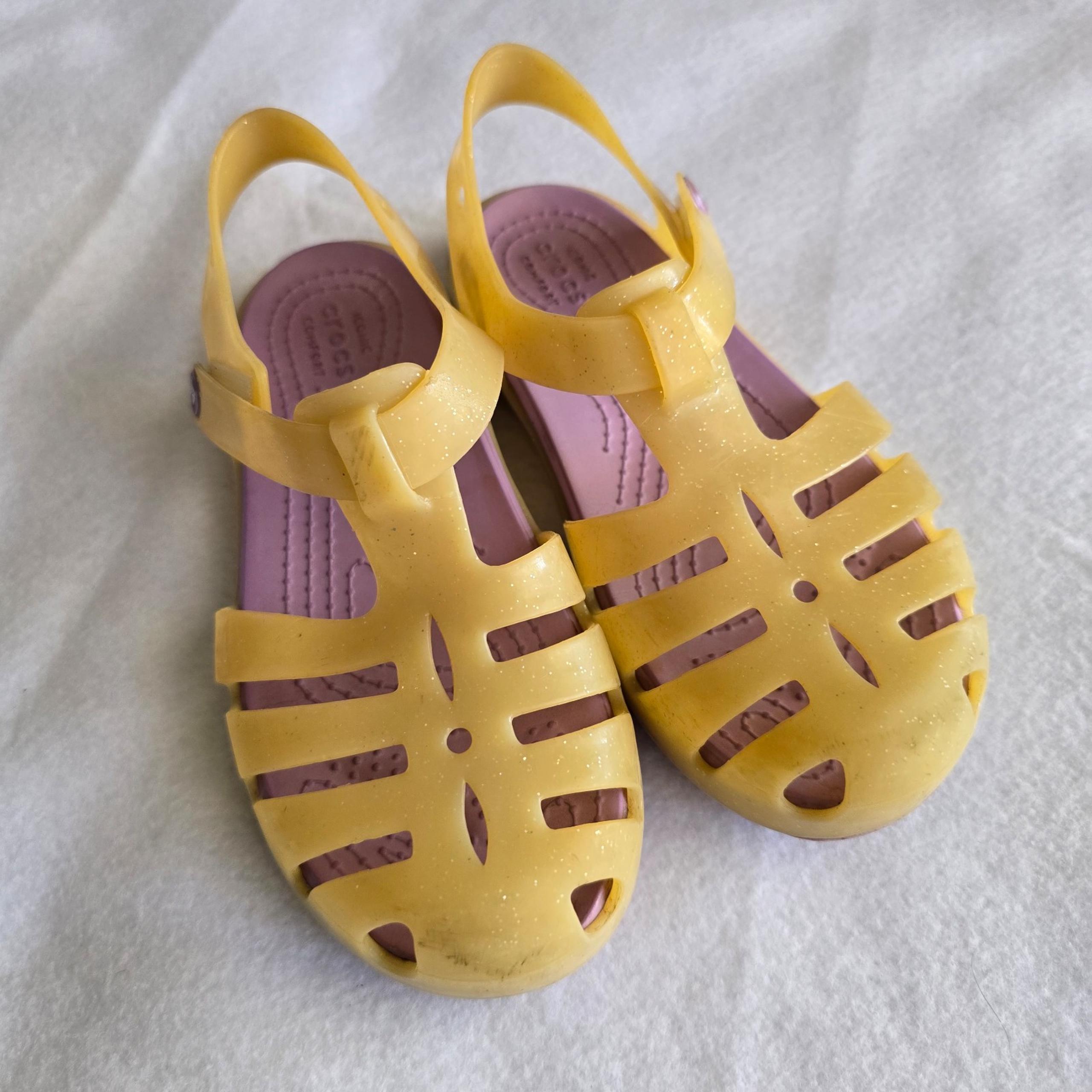 Crocs Jelly Sandals sz 12c