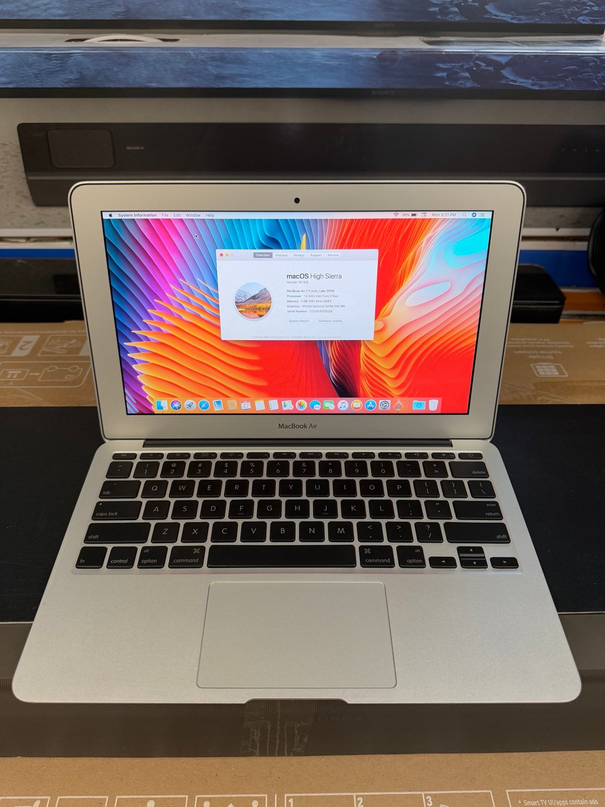 MacBook Air 11inch Very good condition