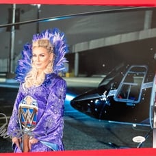 WWE NXT Charlotte Flair Autographed 11x14 Photo JJ Signed Wrestlemania JSA COA