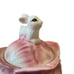 Corner Ruby Spring Collection Pink Cabbage & Bunny Creamer & Sugar Bowl New