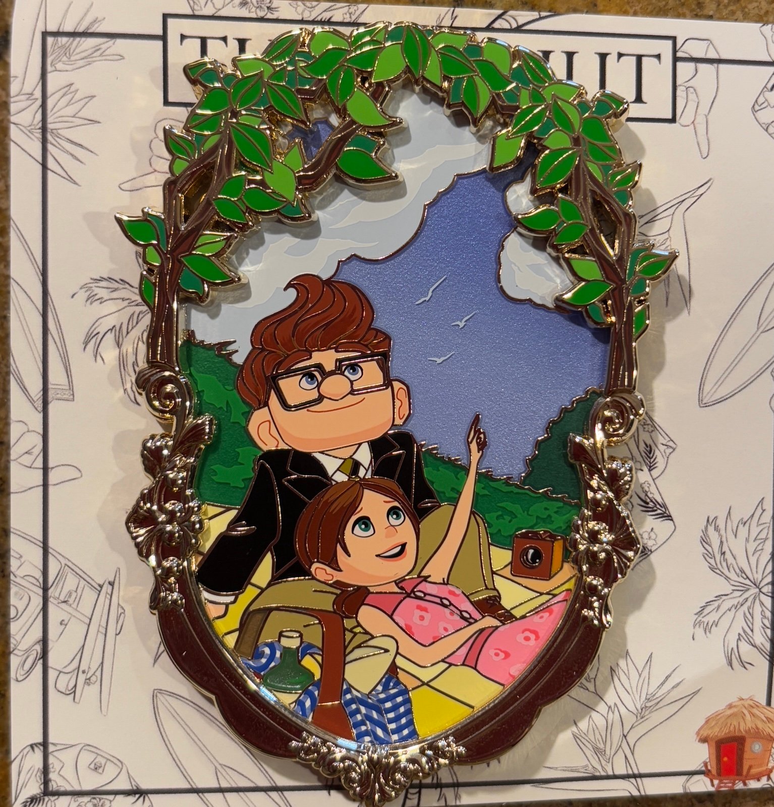 Pin Hut Up Fantasy Pin