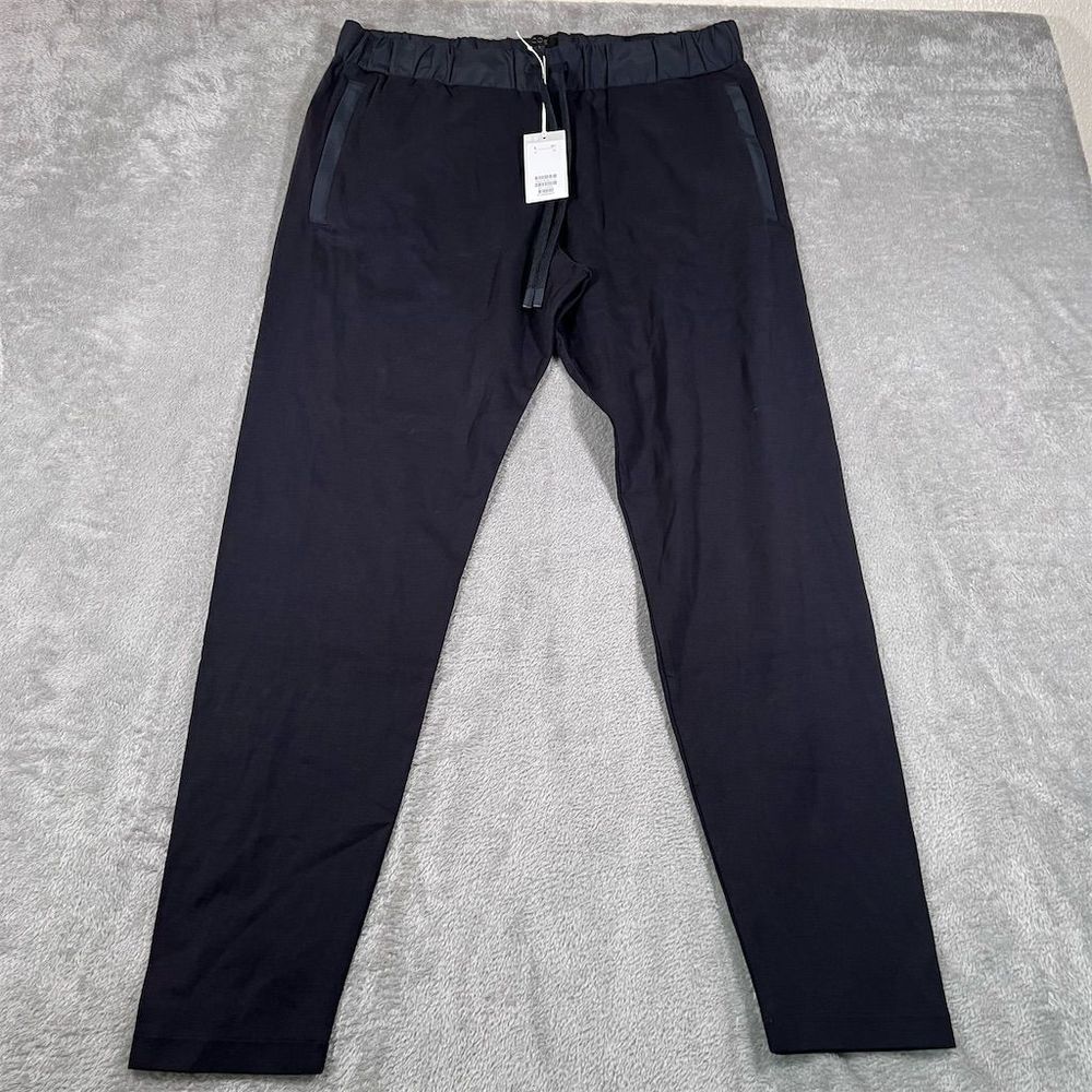 COS Men's Joggers Pants XL Black Elastic Waist Drawstring Casual Solid NEW