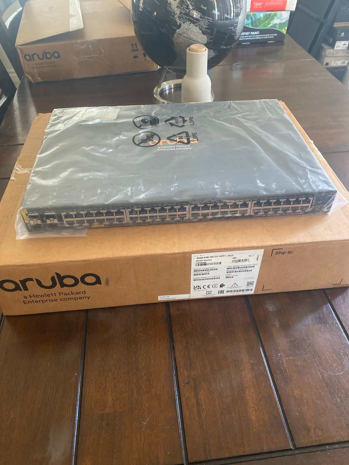 Aruba 6100 48G CL4 4SFP + Swch